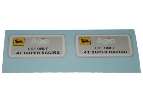 agip 4t super racing decal